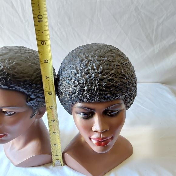 Vintage Lego Hawaiian Afro Hair Head Bust Figurines Set - Picture 10 of 16